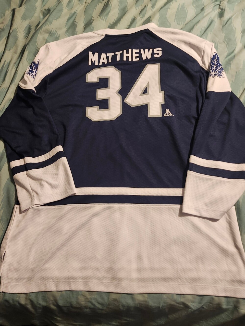 NHL Toronto Maple Leafs Auston Matthews Hockey Jersey Men's Size L/XL